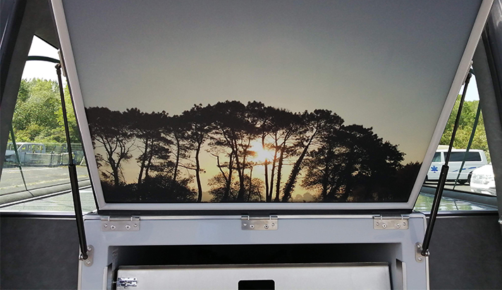 Porte caisson sur Mercedes Sprinter