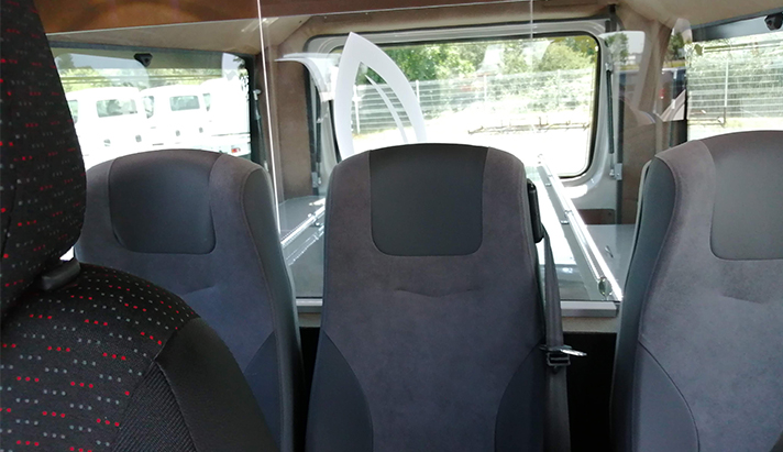 sièges arrière sur Camélia Prestige