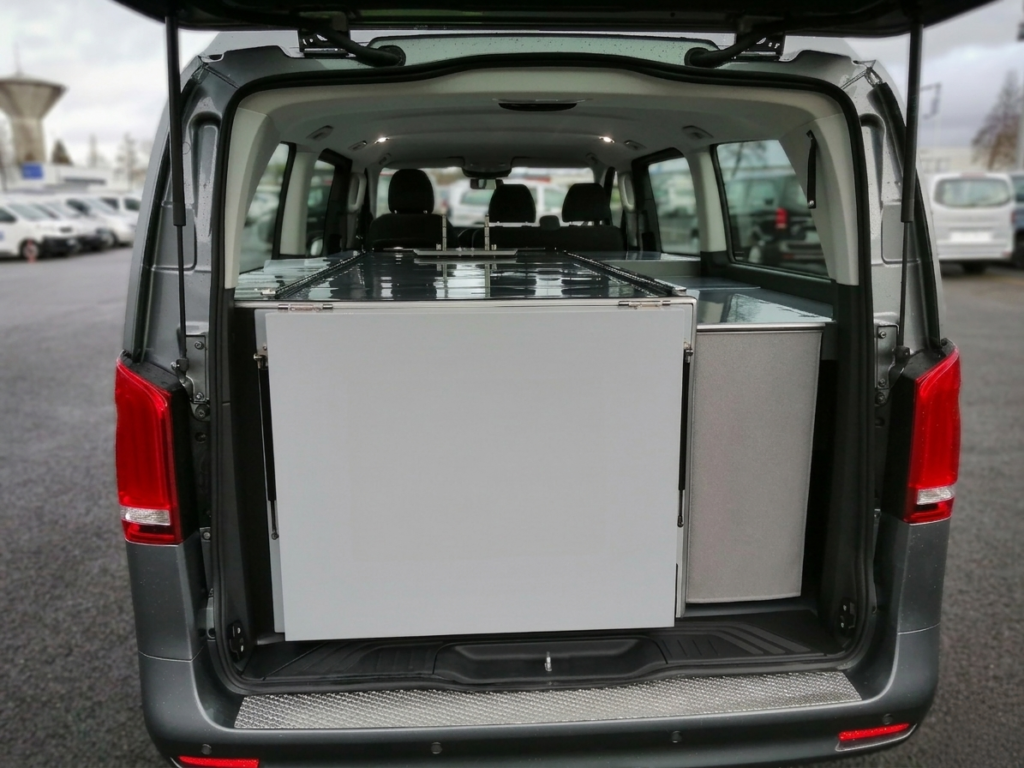 Aménagement intérieur caisson iris style mercedes vito